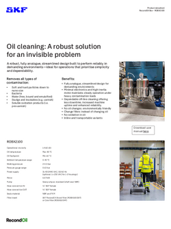 Fisa tehnica SKF RecondOil - Varianta analog