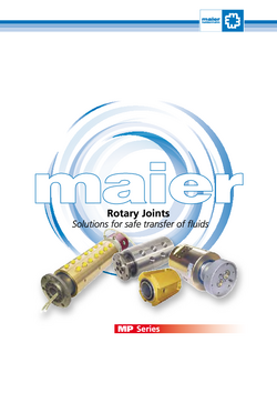 Fisa tehnica - racorduri rotative Seria MP