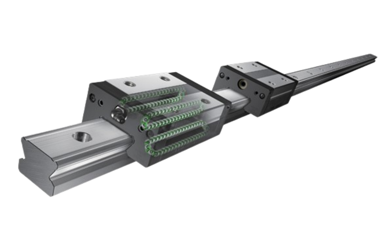 Ghidaj liniar cu bile si colivie