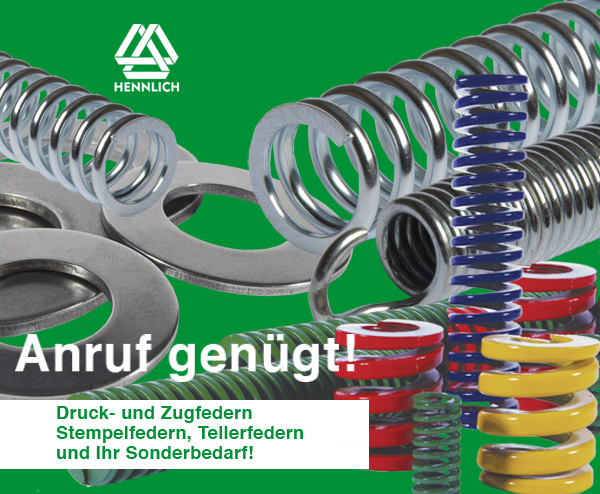 Mehr als 300000 Norm-Federn ab Lager